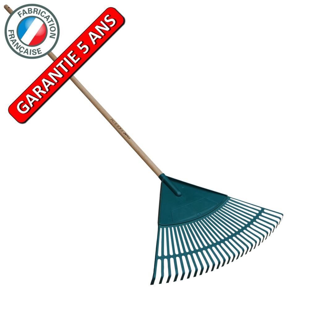 OUTILS PERRIN Balai à gazon polypro 61 cm manche 1,50 m, outil à main pour le jardin et le potager