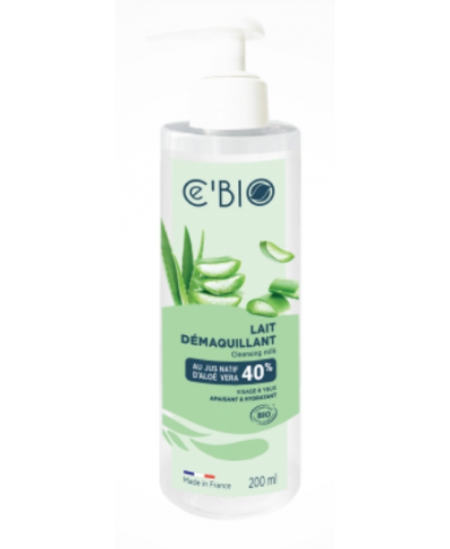 Cé'bio - Lait démaquillant Aloé véra 200ml