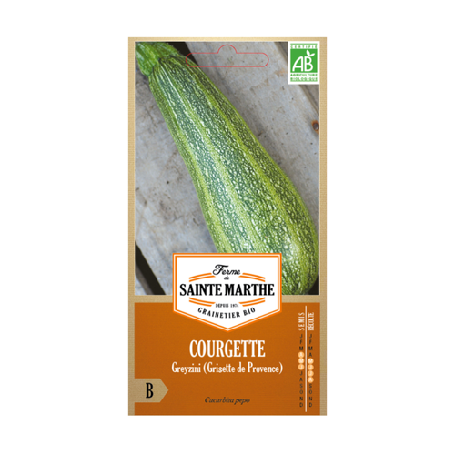 GRAINES COURGETTE GREYZINI (GRISETTE DE PROVENCE) BIO