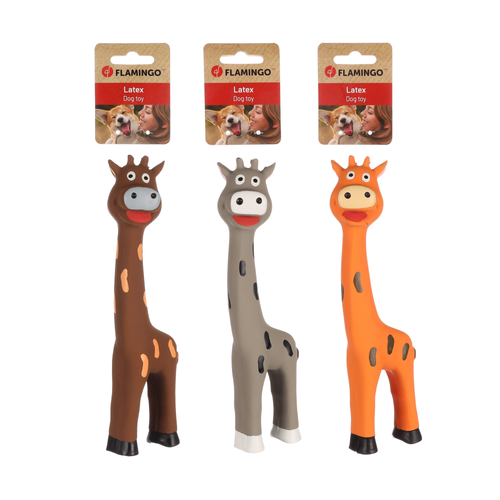 JOUET POUR CHIEN FLAMINGO® GIRAFE