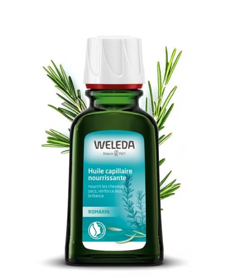 Weleda - Huile capillaire nourrissante au romarin BIO - 50 ml