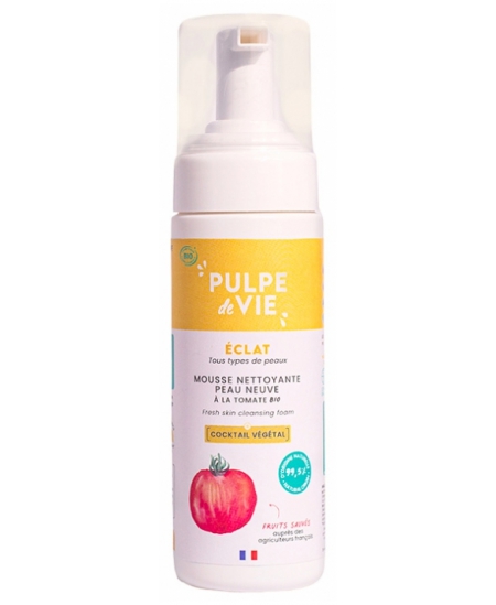 Pulpe De Vie - Frimousse mousse nettoyante visage Pamplemousse Tomate - 125 ml