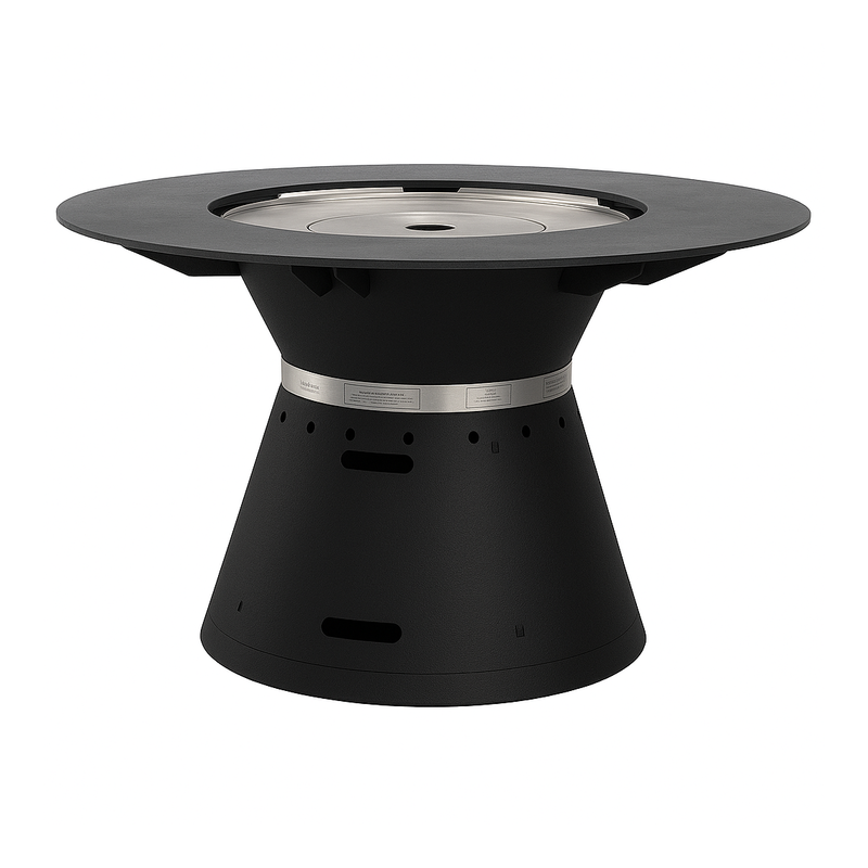 Brasero plancha gaz Fusion noir haut de gamme