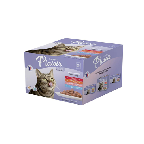 MULTIPACK POCHONS ÉMINCÉS EN SAUCE CHAT - LES REPAS PLAISIR® - 24X85G