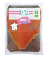 Une idée pour votre jardin：Truite fumée bio en tranches La Mer bio - 100 g