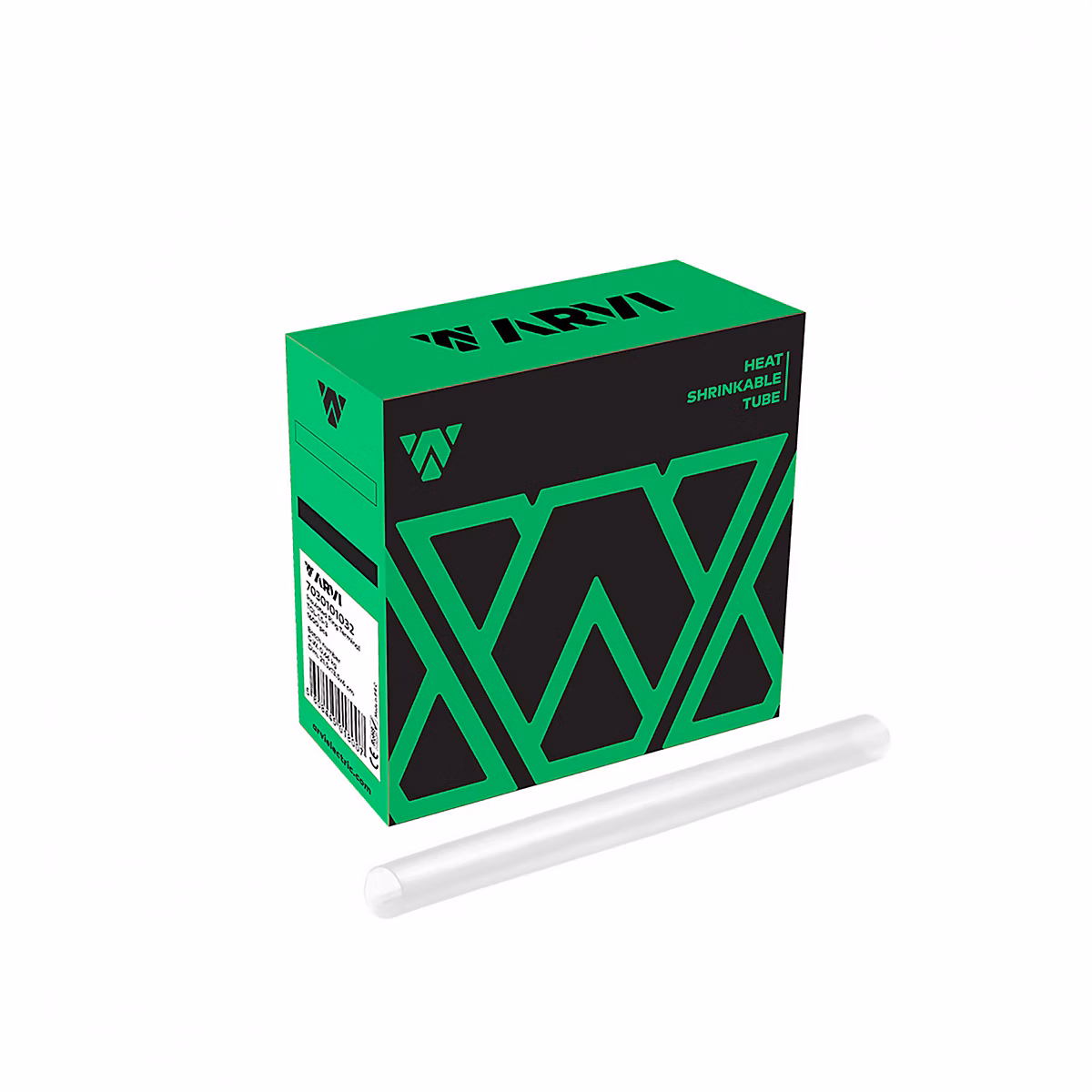 Boite De 15m De Gaine Thermorétractable Diamètre 2/1mm – Transparente, Restreint 2:1, Paroi Fine, Arvi Tpac-2.0-tr