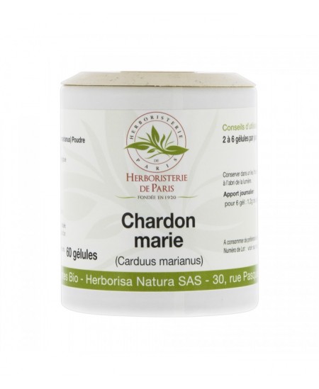 Herboristerie de Paris Chardon Marie Fruit Bio 60 gélules