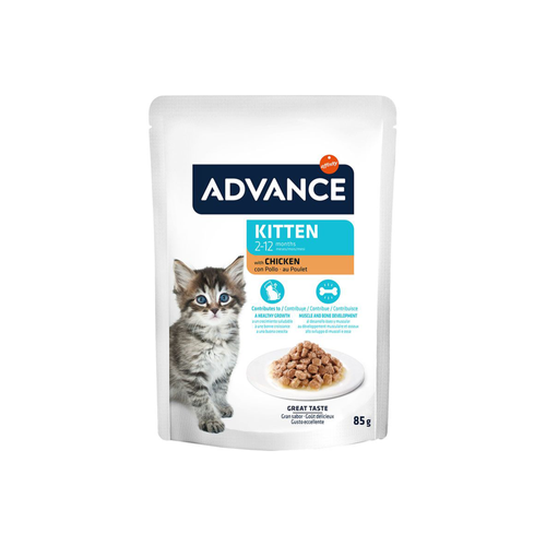 ALIMENT HUMIDE KITTEN ADVANCE® POULET - 85G