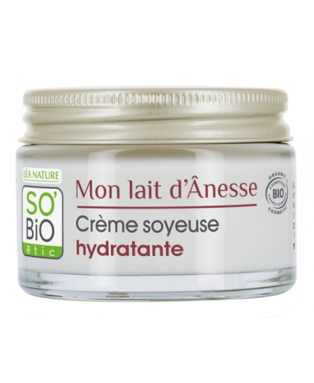 So Bio étic - Crème soyeuse hydratante mon lait d'anesse - 50 ml