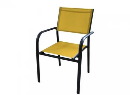 Idéal pour le jardin：Fauteuil de jardin en aluminium et toile Proloisirs Duca