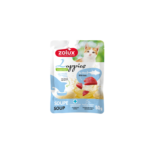 FRIANDISE POUR CHAT SOUPE 'LAPPIES' ZOLUX® - THON - 50G