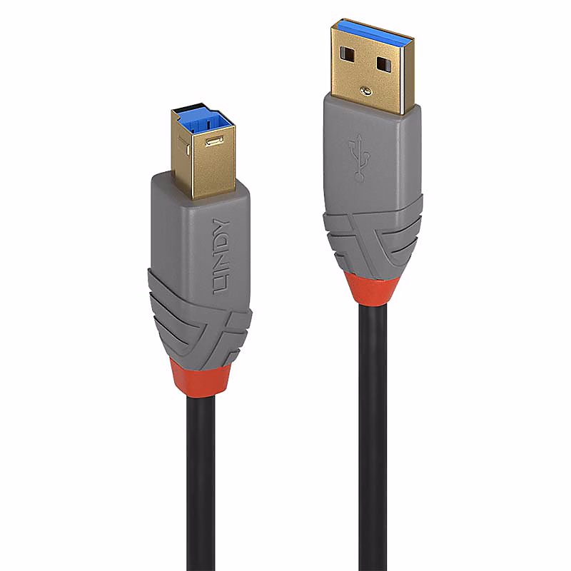 Réseau et téléphonie – Câble USB 3.2 AB 5Gbps An 1 mètre LINDY