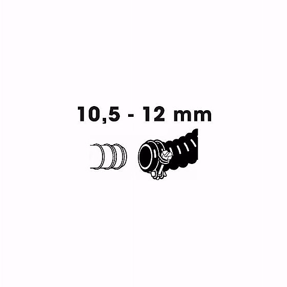 Colliers de serrage galvanisés pour tuyaux annelés – diam. 38 × 42 mm | Outside living