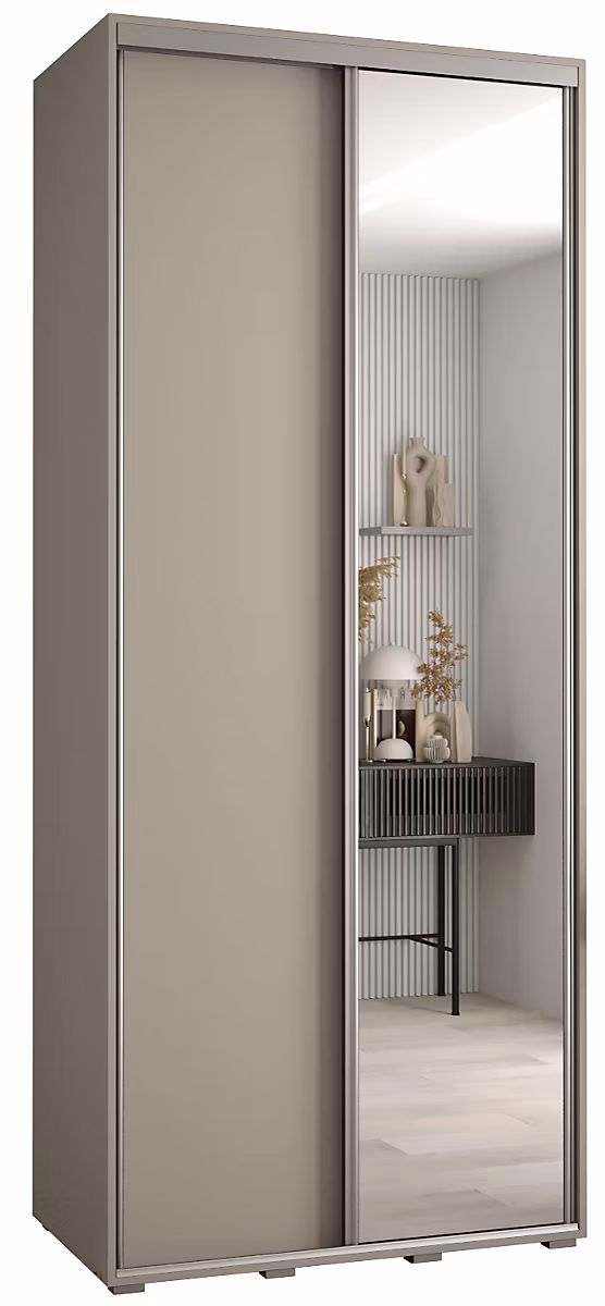 Armoire Dakota 3 a portes coulissantes 100/60/235 – 2 portes