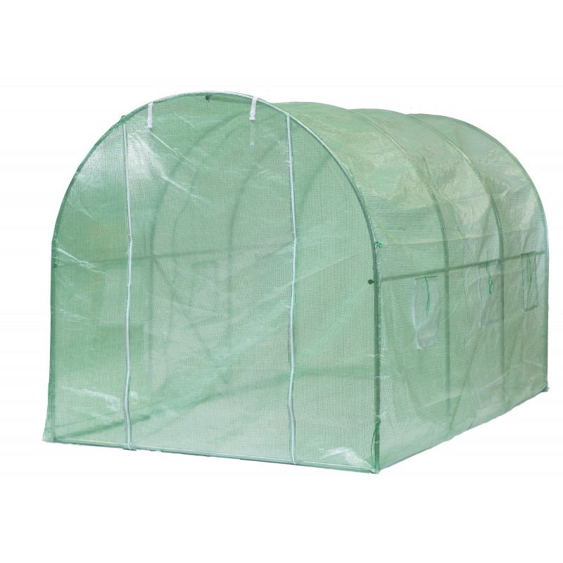 Serre tunnel de jardin 7m² - Armature galvanisée