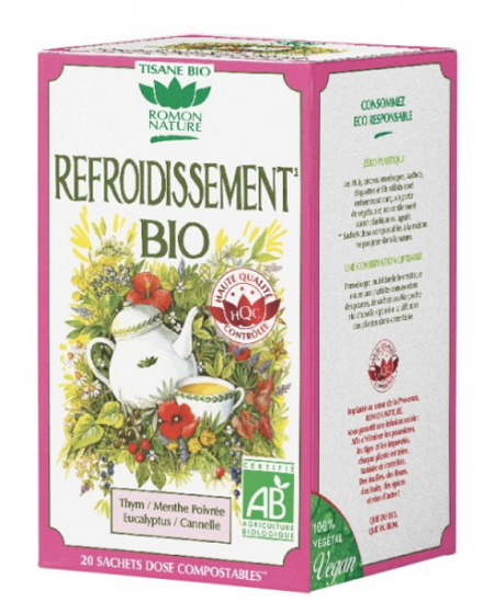 Romon Nature Tisane Refroidissement bio 20 sachets