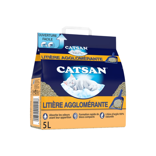 LITIÈRE AGGLOMÉRANTE CATSAN® - 5L