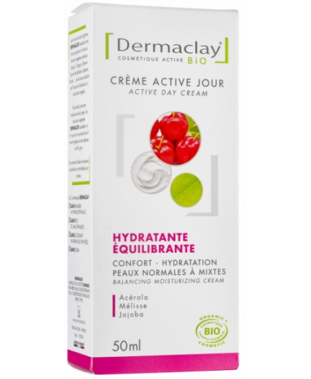 Dermaclay - Crème Active Jour Hydratante Equilibrante 50ml