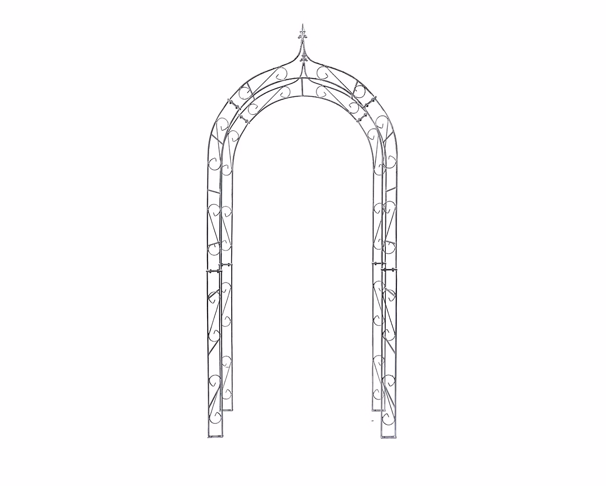 Arche de jardin ALEX sommet pointu – 140 cm Galvanisé