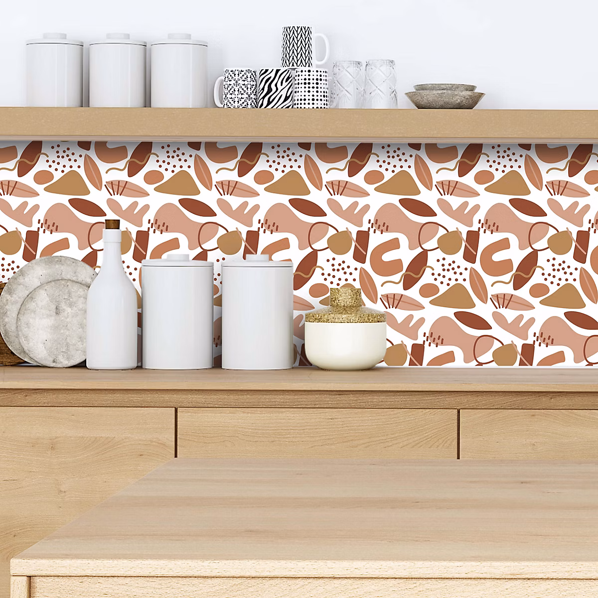 Crédence adhésive décoration boho chic 60 × 100cm