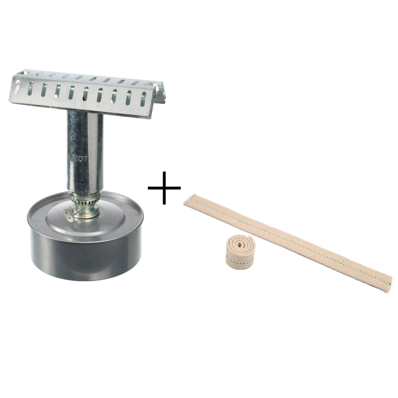 Chauffage serre 4m² - 1 brûleur à poser + mèches