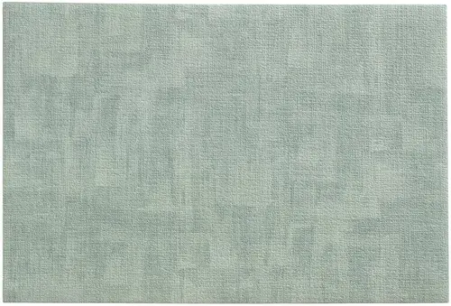 Extérieur déco：Set de table PVC effet cuir coloris lichen Aran - 45 x 33 cm