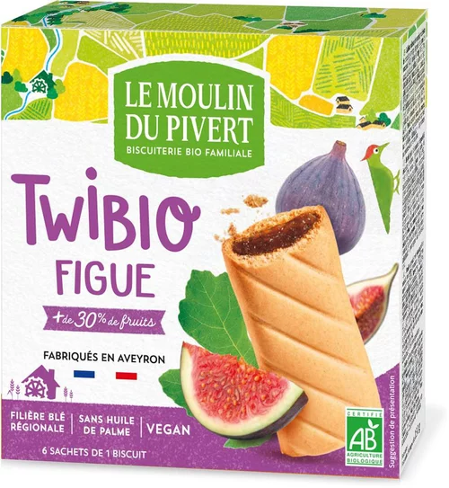 Jardin à découvrir：Twibio figues bio LE MOULIN DU PIVERT 150 g