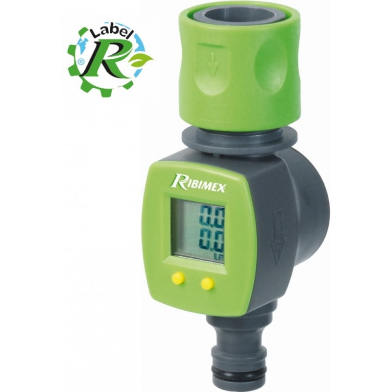 Raccord rapide à compteur d'eau Acqualitre pour tuyau de jardin
