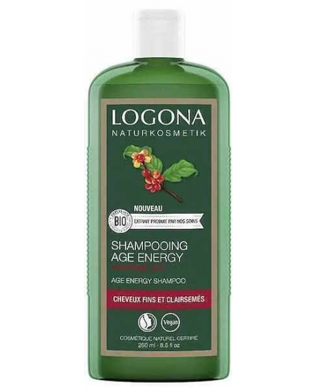 Logona Shampooing Age Energy caféine bio 250 ml