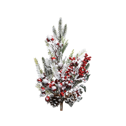 BRANCHE DÉCORATIVE ENNEIGÉE - H30CM