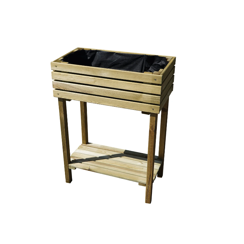 Carré potager surélevé en bois pour terrasse et balcon
