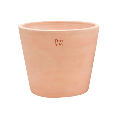 POT CONIQUE - TERRE DE SABLE - DECOLINES® - ∅28CM X H23CM