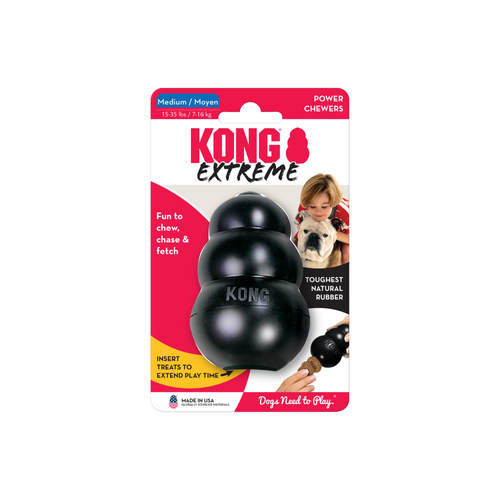 JOUET CHIEN KONG® EXTREME - MEDIUM - NOIR