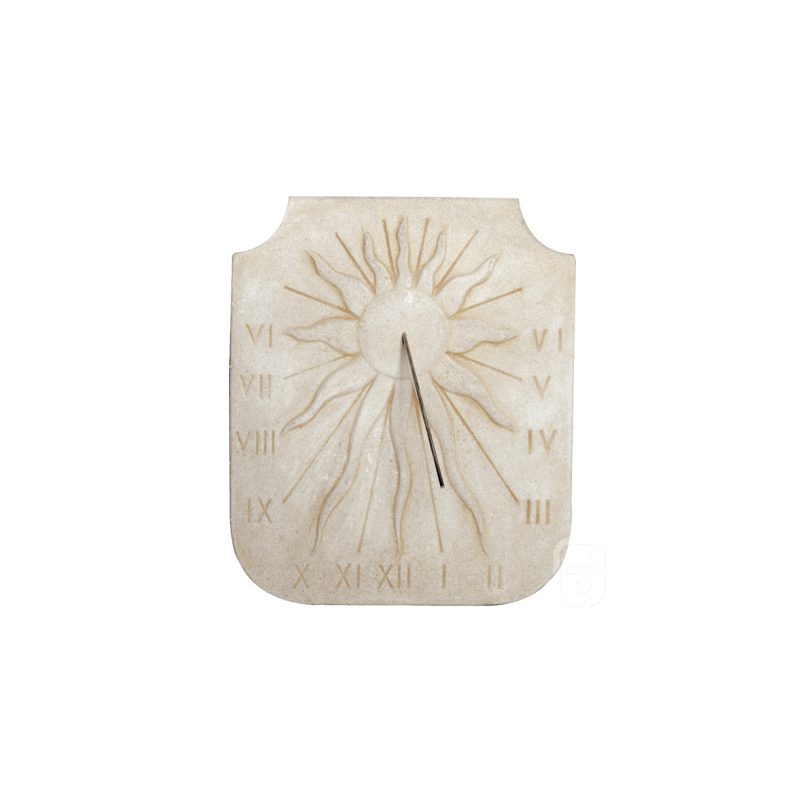 Cadran solaire Soleil Relief - Statue