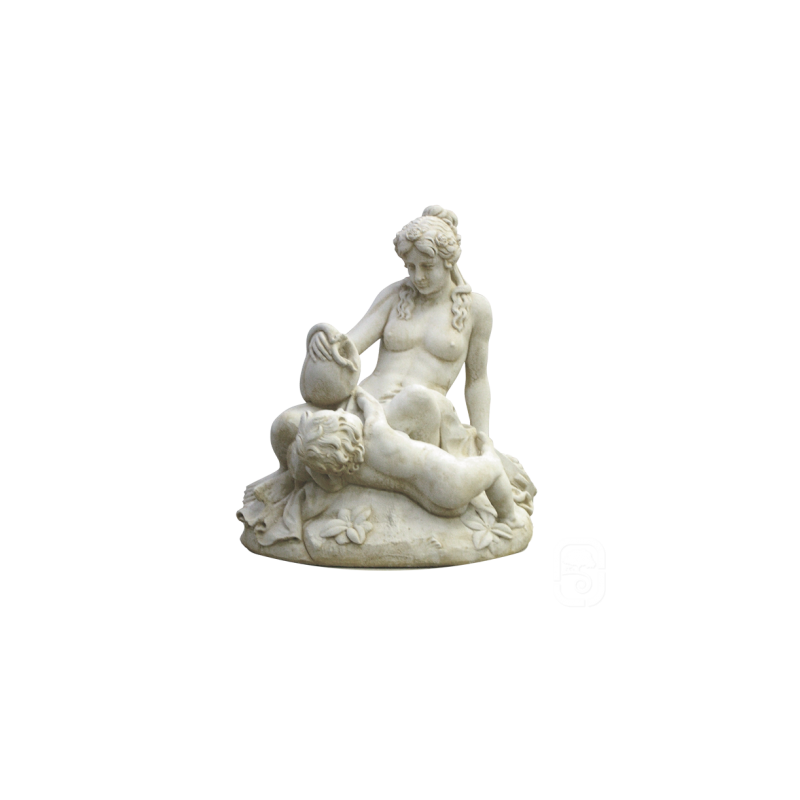 Femme moyen modèle A L'Enfant - Statue