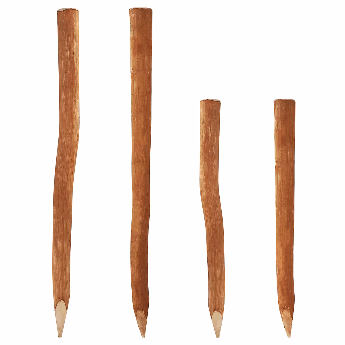 25 poteaux bois pour palissade 1 – 5m I poteau de clôture en noisetier Aquagart