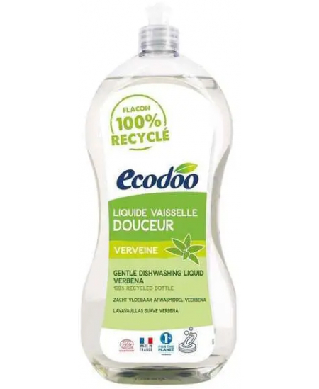 Ecodoo - Liquide vaisselle douceur verveine aloe vera bio - 500 ml