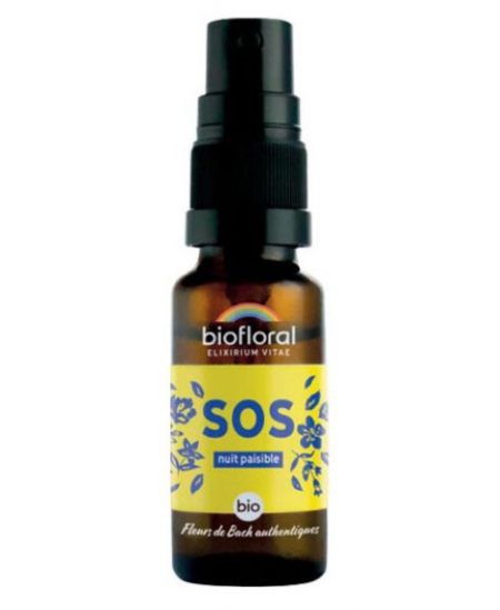 Biofloral Remède de secours nuit paisible spray 20 ml