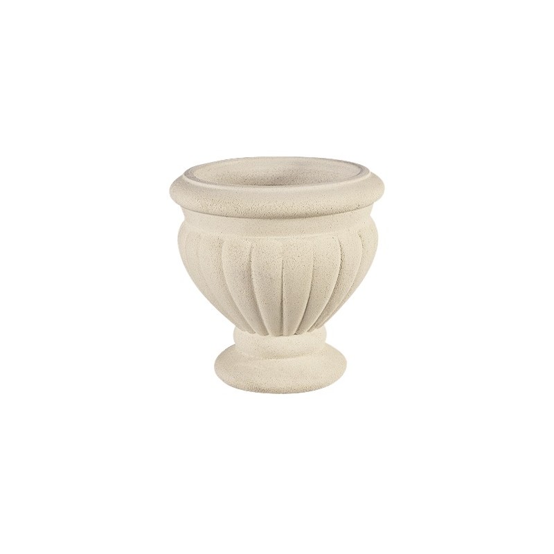 Vase classique avec pied en pierre
