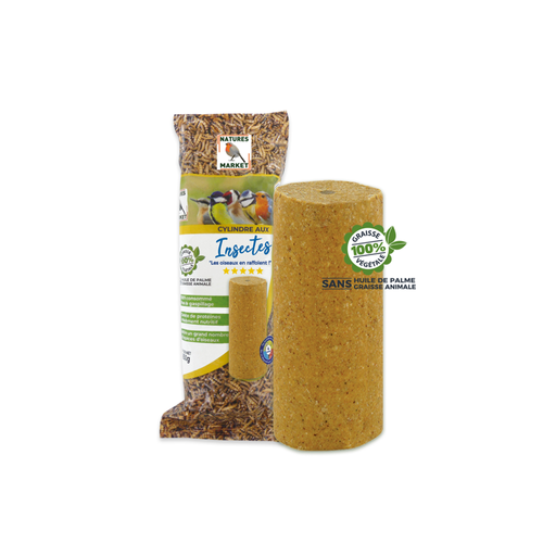 GRAISSE CYLINDRE AUX INSECTES - 850G - NATURES MARKET®