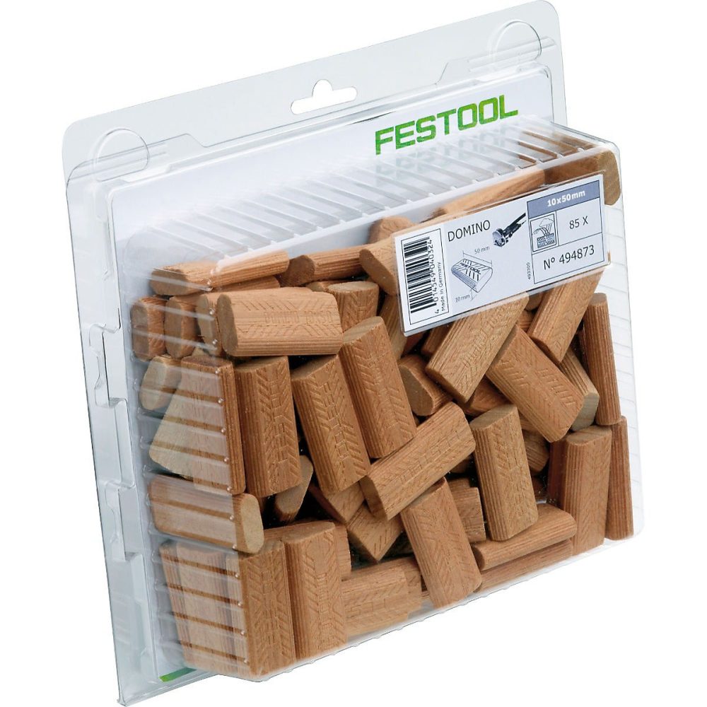 Tenon DOMINO Sipo 10 × 50 mm – boîte de 85 tenons MAU 494873