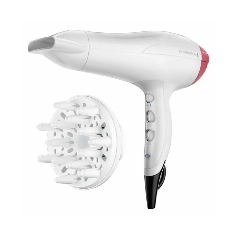 REMINGTON Sèche-cheveux professionnel remington d5226 pro air turbo 2400 w blanc