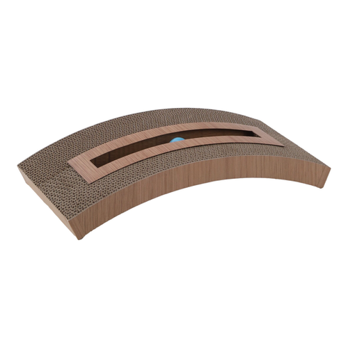JOUET À GRIFFER POUR CHAT 'DESO' FLAMINGO® PONT BRUN - 49x24x9CM