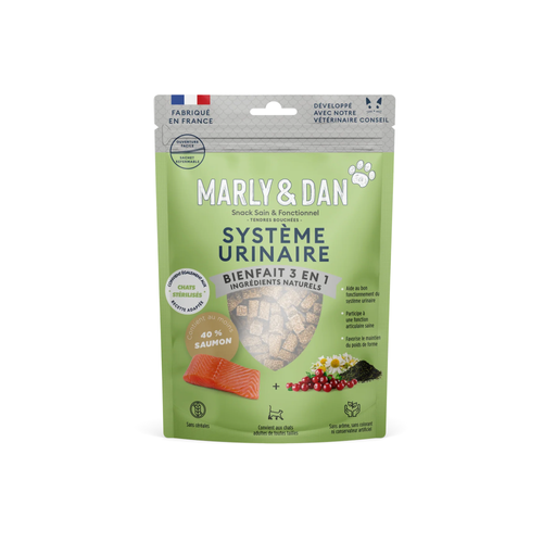 FRIANDISES POUR CHAT 'SYSTÈME URINAIRE' MARLY & DAN® - 40G