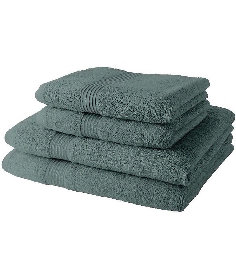 2 Serviettes de bain TODAY 50 × 90 + 2 Draps de bain 70 × 130 cm 100% Coton – Celadon