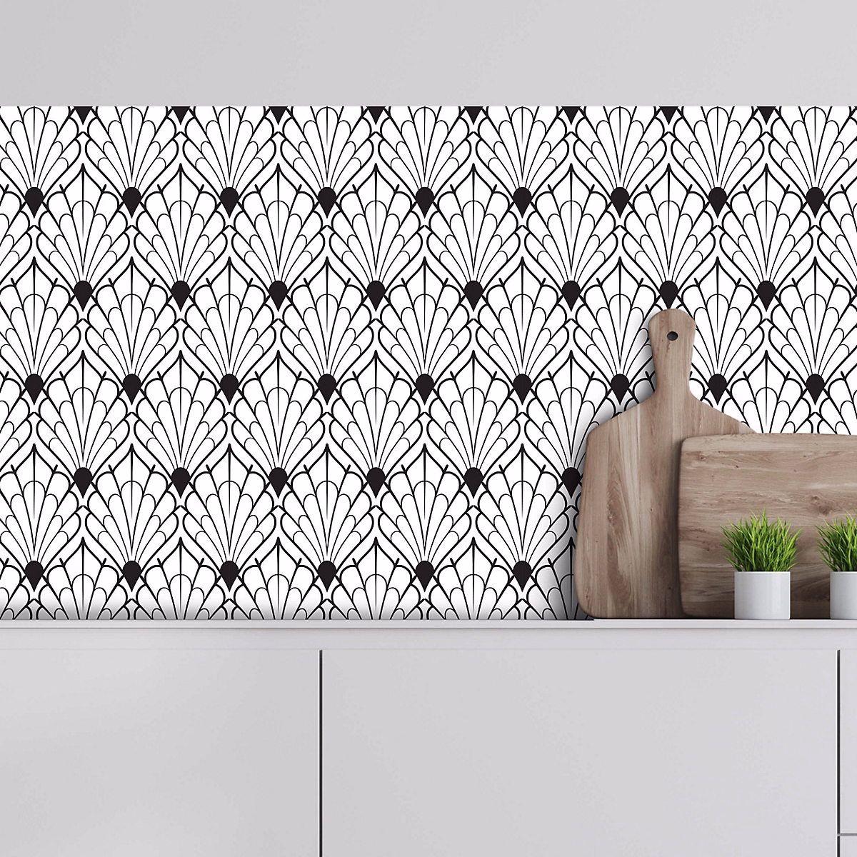 Crédence adhésive art déco design 60 × 200cm