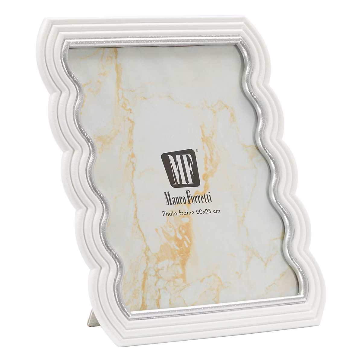Cadre en résine blanche 25 – 2 × 1,7 × 30,3 cm (mesure interne 20 × 25 cm)