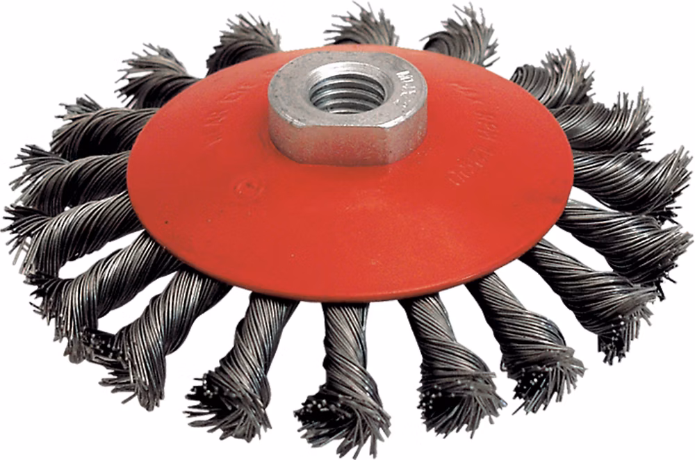 brosse cuvette d.100 m14 fil 0.35 acier torsade – 510.035 | leman