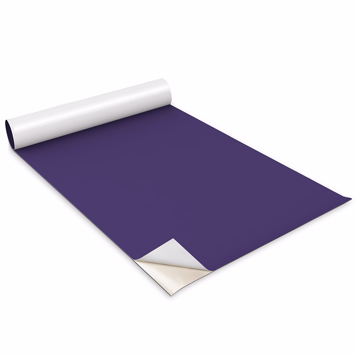 Auto Adhesif Film Vinyle Décoratif Wallfluent 100 × 50 cm Couleur Violet Foncé Pour Surface De Meuble Et Revêtement Mural