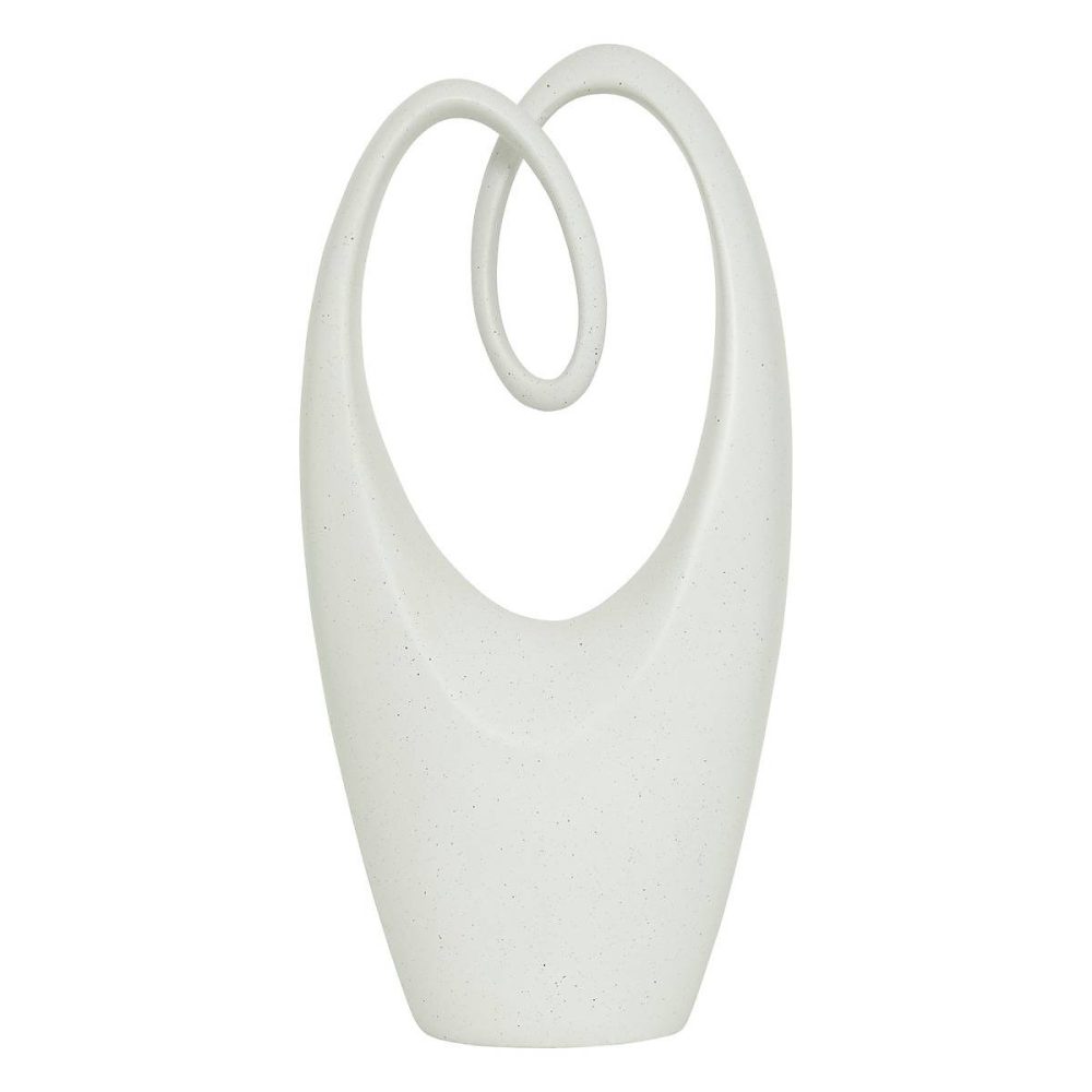 Déco à poser Davy H.44cm résine blanc – Atmosphera Créateur d'intérieur